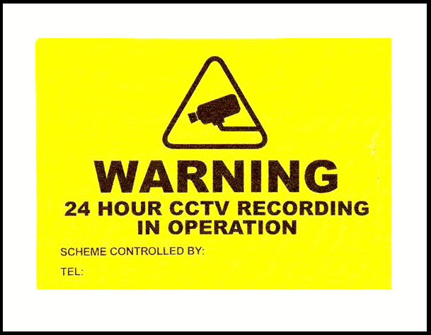 CCTV Warning Signs