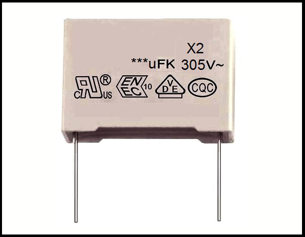 Polypropylene Mains X2-Rated Radial Capacitors
