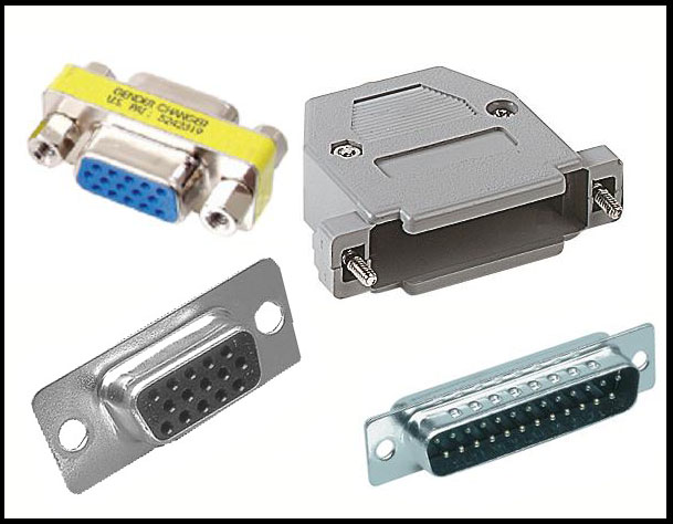 D Connectors (D sub) & Gender Changers