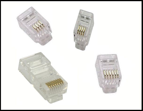 Modular Connectors (RJ11, RJ12, RJ45 etc)