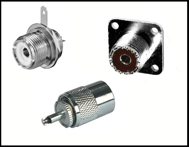 UHF Connectors (PL259 & SO239 etc) UHF Connectors (PL259 & SO239 etc)