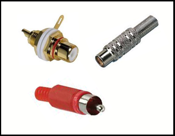 Phono (RCA) Plugs and Sockets & Spitters Phono (RCA) Plugs and Sockets & Spitters