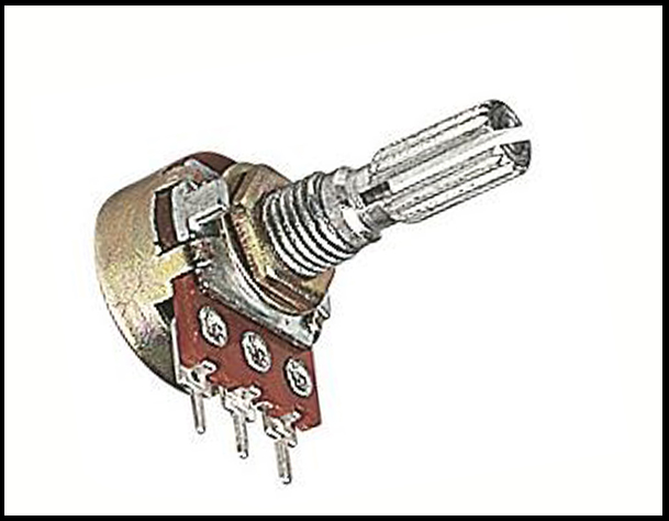 16mm Single Pots with Splined Spindle - Lin & Log 16mm Single Pots with Splined Spindle - Lin & Log