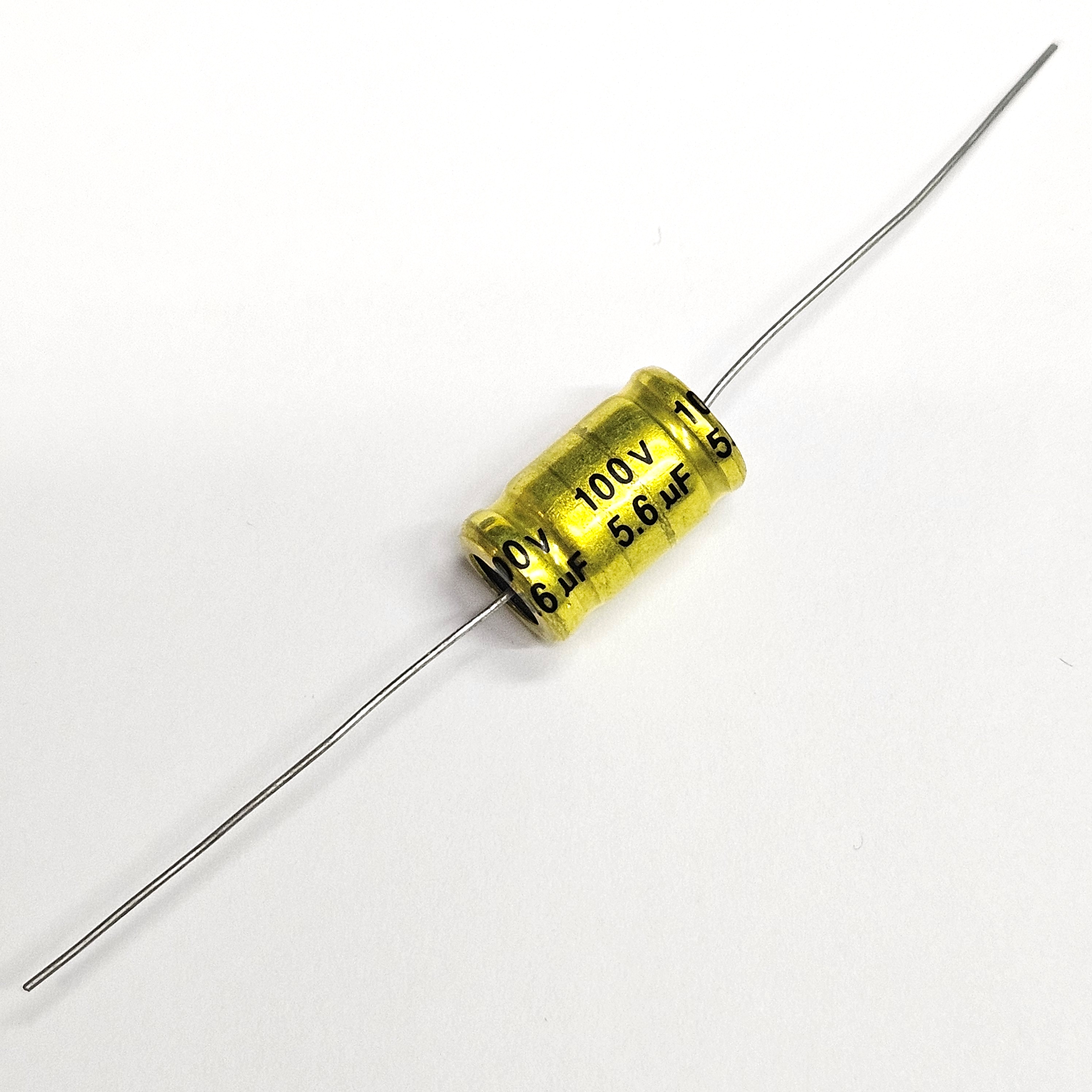 5.6uf 100V ELUM Bipolar Axial Audio Electrolytic Capacitor