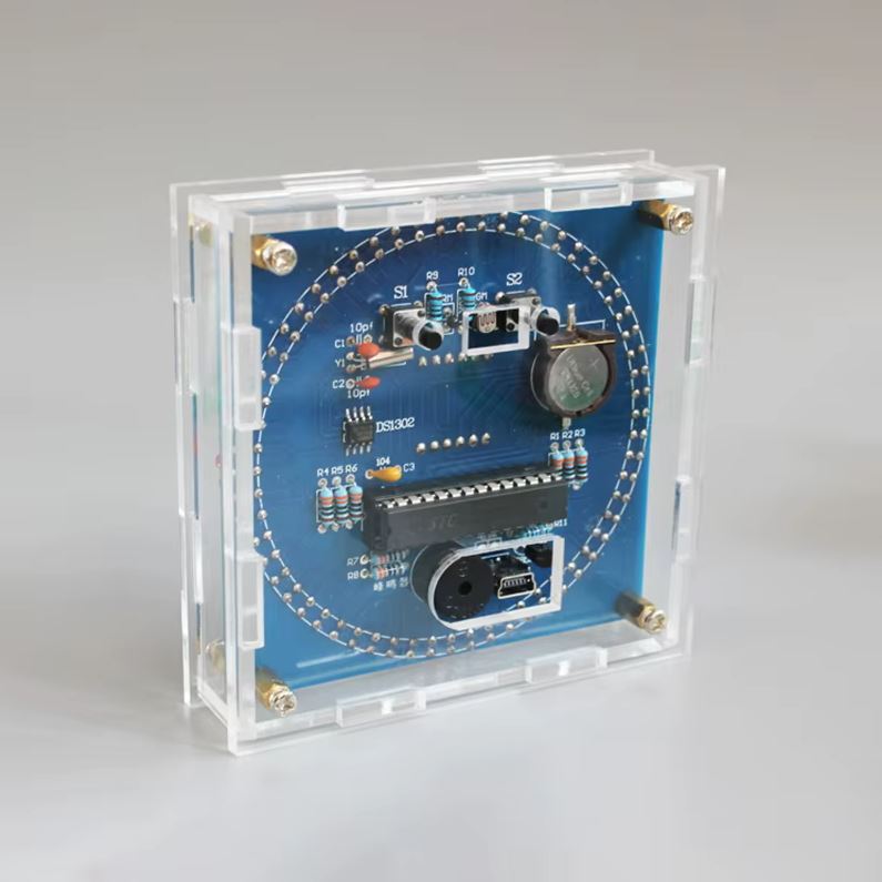 LED Clock Solder Practice Kit 
