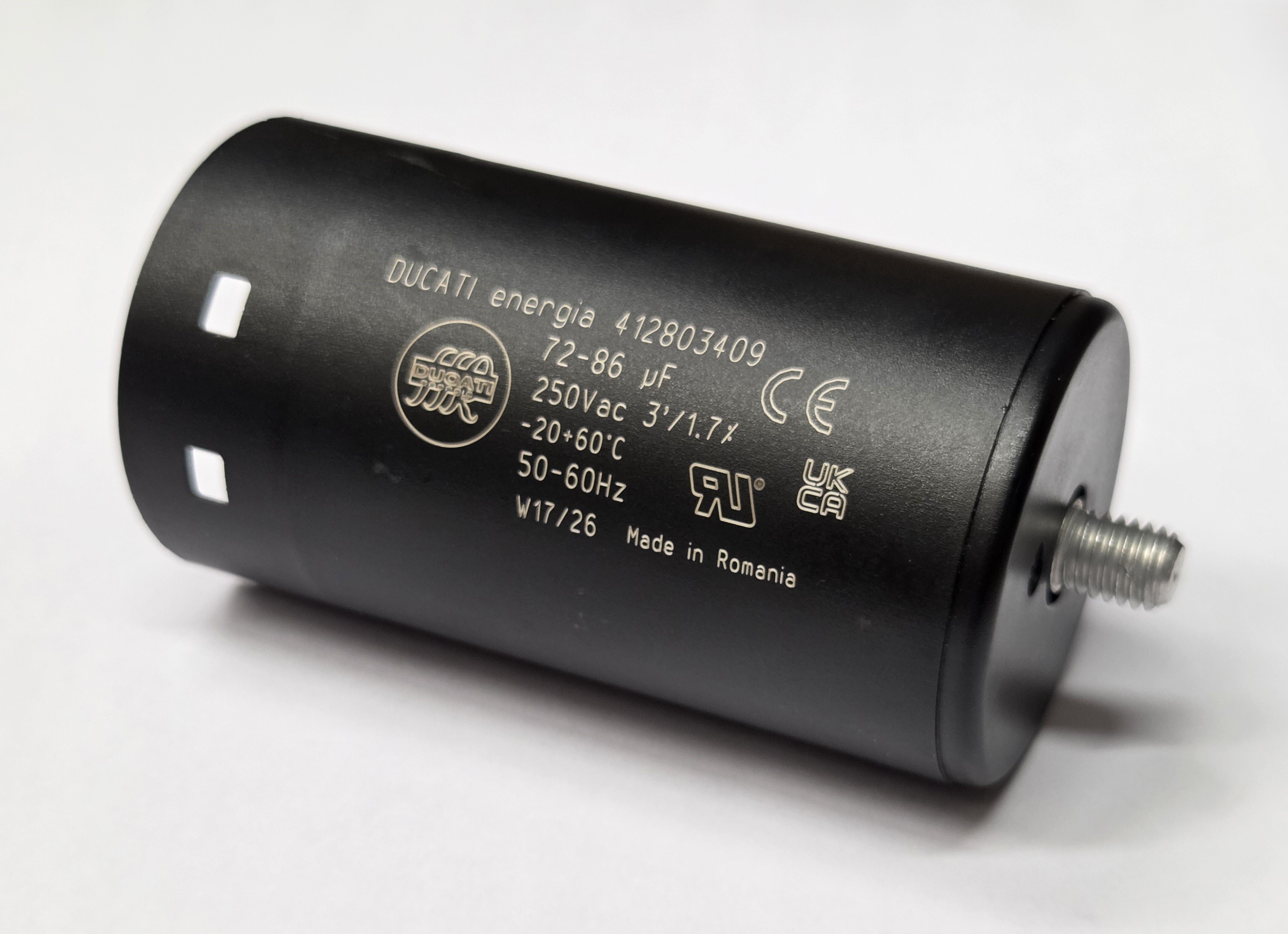 72 - 86 uF 250VAC Motor Start Capacitor