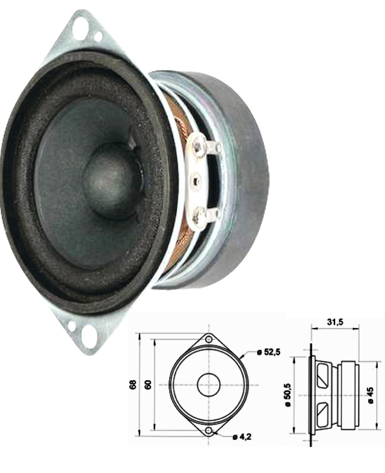 2 inch 8 ohm speaker