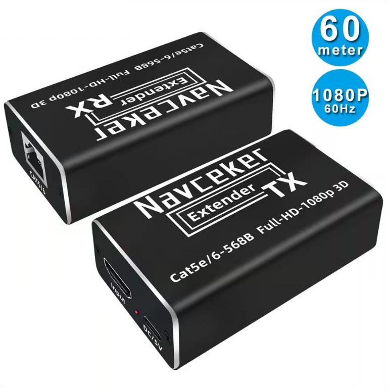 HDMI Extender via CAT6 up to 60 metres