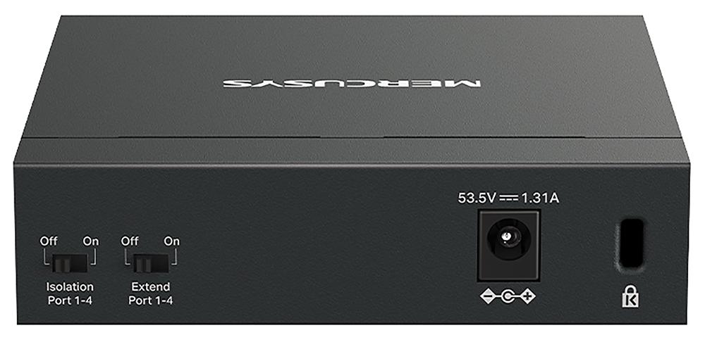 4   1 Port PoE Network Switch 10/100/1000 Mbps 65W 