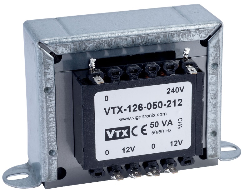 50VA Mains Transformer 12V 12V Output