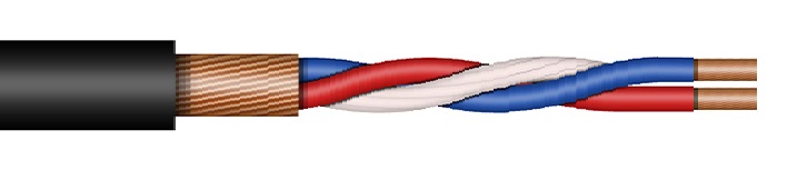 Fig 8 Twin Screened Cable 2 x 2.7mm dia. 100 Metre Drum (CLONE)