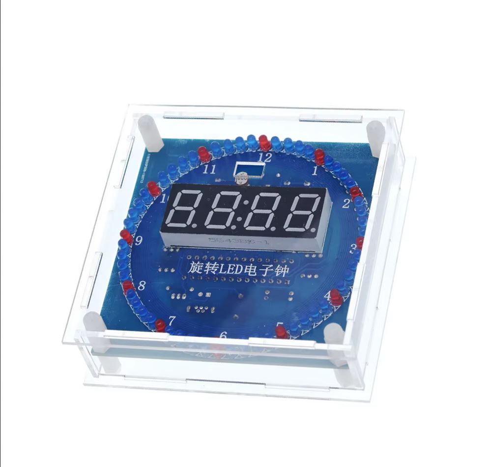 LED Clock Solder Practice Kit 