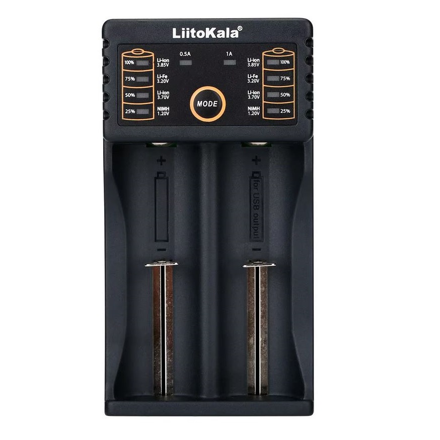 Universal Intelligent Li-Ion Battery Charger for 2x NiMh and Lithium batteries