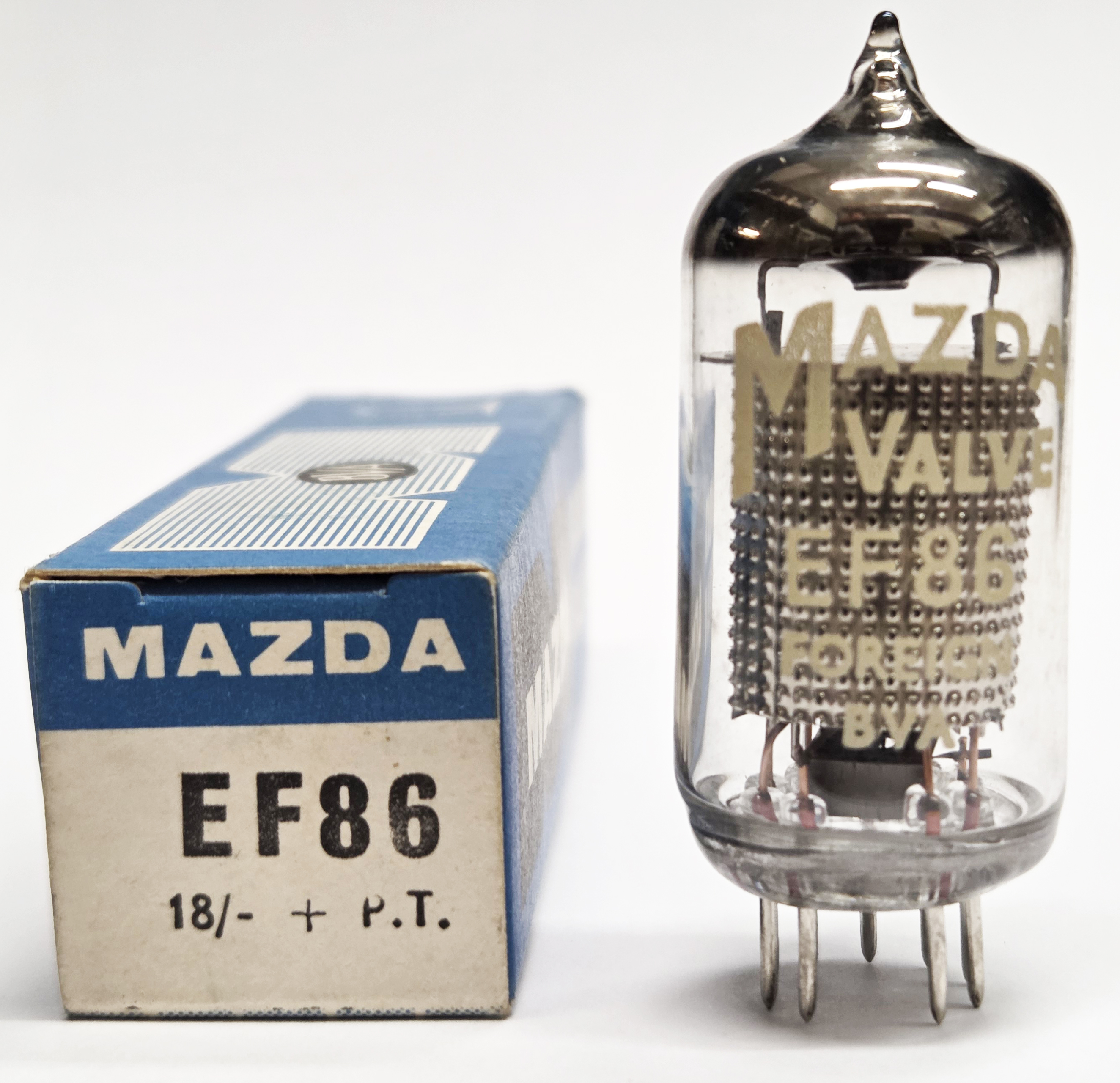 EF86 Low Noise Pentode Valve Tube Mazda