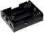 2A30 3 x AA Battery Holder Side by Side with PP3 Connections