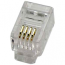 4P4C 4 pin Modular Connector 4P4C 4 pin Modular Connector