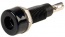 High Quality 4mm Panel Socket with Brass Insert Black High Quality 4mm Panel Socket with Brass Insert Black