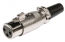 XLR 3 pin Line Socket with Latch in the Style of Cannon XLR 3 pin Line Socket with Latch in the Style of Cannon