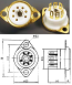 B7G Gold Plated Valve Holder (Tube Socket) B7G Gold Plated Valve Holder (Tube Socket)