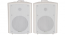 Adastra Pair of White 35W RMS (70W Max) 4 inch Hifi Monitor Speakers