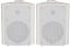 Adastra Pair of White 60W RMS (120W Max) 6.5 inch Hifi Monitor Speakers