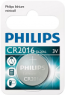 Philips CR2016 Lithium Coin Cell 20 x 1.6mm Philips CR2016 Lithium Coin Cell 20 x 1.6mm