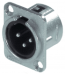 Neutrik NC3MD-L 3 Pin XLR Chassis Male
