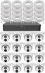 Ultra High Definition 4.0 Megapixel IP CCTV System with 16 White Uniview IP Dome Cameras Ultra High Definition 4.0 Megapixel IP CCTV System with 16 White Uniview IP Dome Cameras