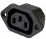 IEC Shrouded Mains Chassis Socket IEC Shrouded Mains Chassis Socket