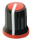 Rean Red Coded 15mm Knob for splined 6mm spindles