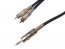 6 Metre High Quality Lead with 2 Phono Plugs (RCA) to 3.5mm Stereo Jack Plug