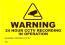 Inside Window CCTV Warning Label Inside Window CCTV Warning Label