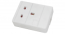 White Trailing Mains Socket 240VAC 13 Amps White Trailing Mains Socket 240VAC 13 Amps