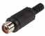 RCA (Phono) Line Socket with Black Cover RCA (Phono) Line Socket with Black Cover