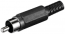 RCA (Phono) Plug with Black Cover RCA (Phono) Plug with Black Cover