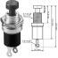 Black Top Push to Make Miniature Switch Black Top Push to Make Miniature Switch