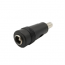 2.5 x 5.5mm Male Plug to 2.1 x 5.5mm Socket Adaptor