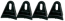 4 Hard Plastic Speaker Grill Clamps 4 Hard Plastic Speaker Grill Clamps