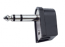Right Angled Stereo 6.3mm Jack Plug with Plastic Cover