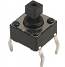 6mm Tactile Switch with Square Button 6mm Tactile Switch with Square Button