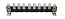 10 way Tag Strip - Nickel Plated 10 way Tag Strip - Nickel Plated
