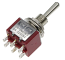 Miniature DPDT Double Pole Changeover Centre Off Toggle Switch Miniature DPDT Double Pole Changeover Centre Off Toggle Switch