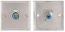 Stainless Steel Wallplate with Single XLR Socket