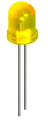 10mm Diffused Yellow LED 10mm Diffused Yellow LED
