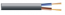 Black 2 Core Oval Mains Cable 3 Amps per Metre Black 2 Core Oval Mains Cable 3 Amps per Metre