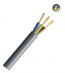 Black 3 Core Mains Cable rated at 6 Amps. 100 Metre Drum Black 3 Core Mains Cable rated at 6 Amps. 100 Metre Drum