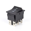Momentary Double-Pole Black Rocker Switch On-Off-On  Momentary Double-Pole Black Rocker Switch On-Off-On