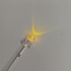 Yellow Candle Flame Flicker LED 3mm 