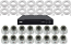 5MP PoE High Definition 2-Way Audio IP CCTV System with 16 White Anspo IP Dome Cameras 