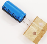 220uF 100V Radial 105 deg Capacitor 220uF 100V Radial 105 deg Capacitor
